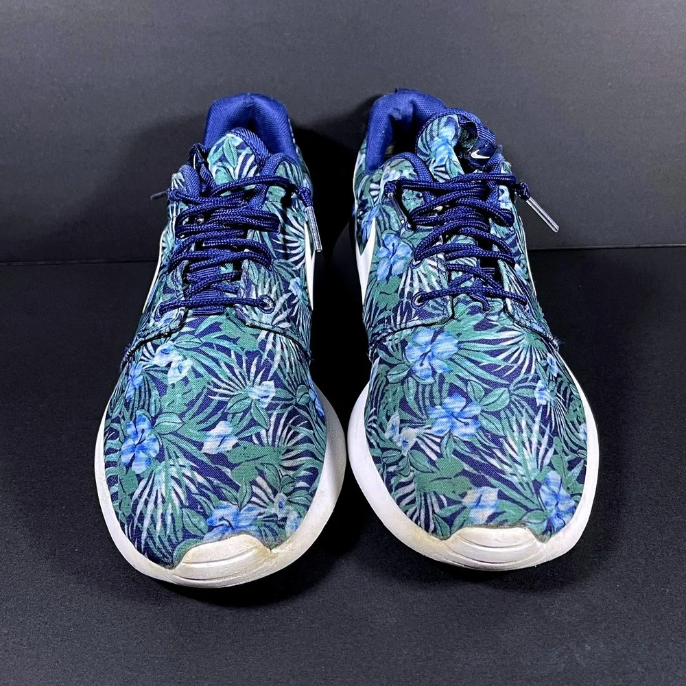 Nike Roshe One Print Premium Athletic Hawaiian Loyal Blue 833620-410 Mens Sz 8.5 - Picture 3 of 7